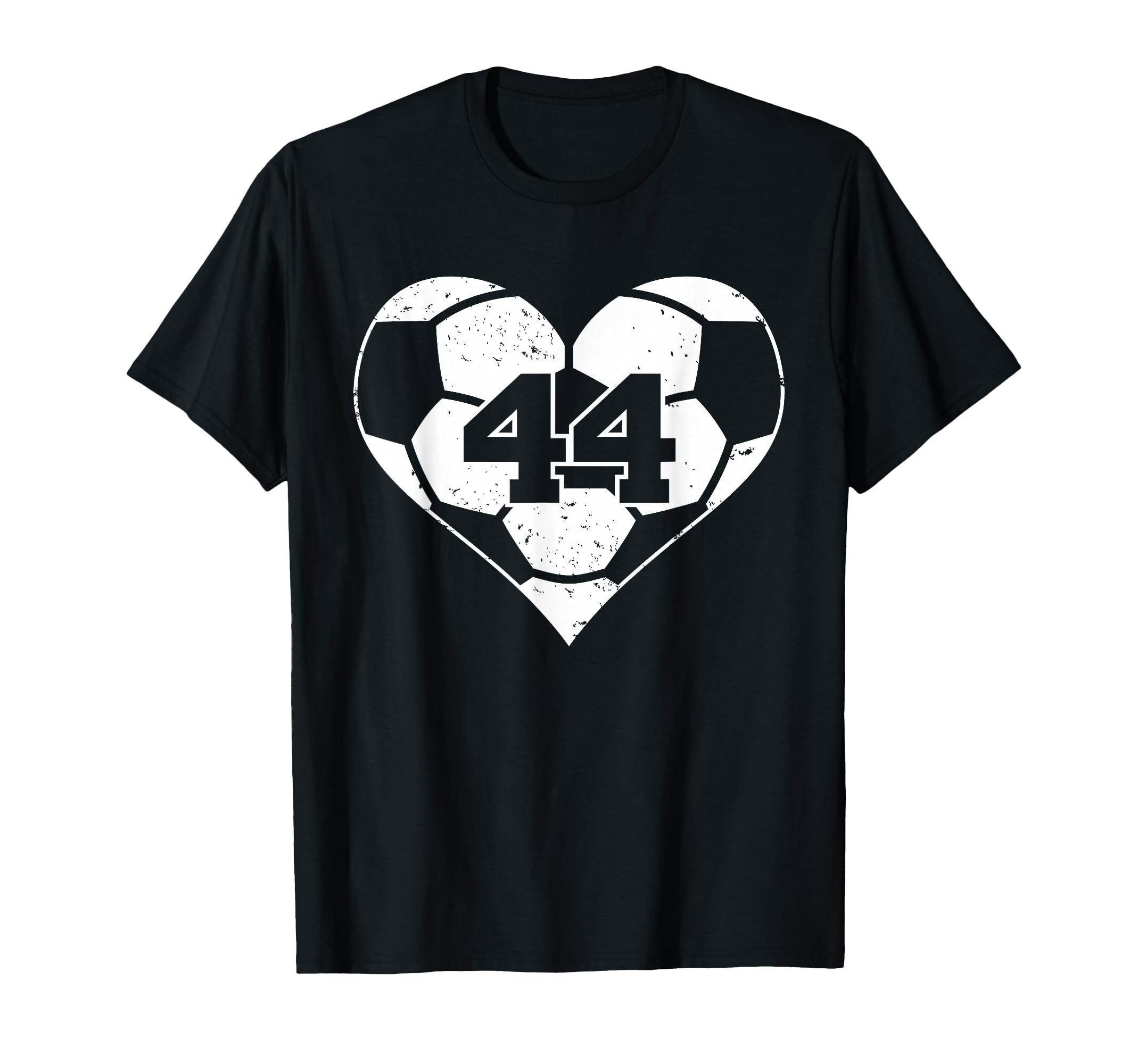 Soccer Heart Number 44 Jersey Sports T-Shirt - Unique Graphic Men Women - T-Shirt, Sweatshirt, Hoodie