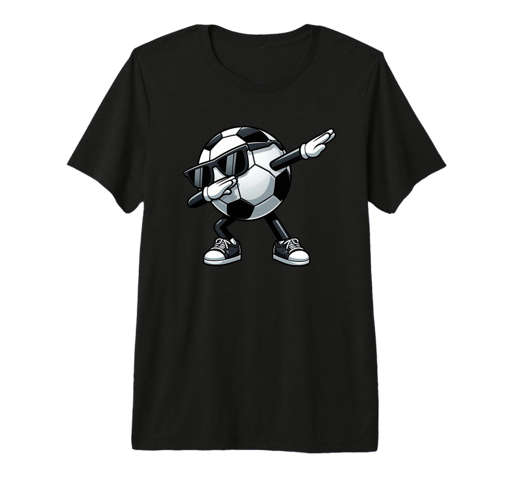 Dabbing Soccer Ball Soccer Sports T-Shirt - Minimalist Print for Adults - T-Shirt, Sweatshirt, Hoodie