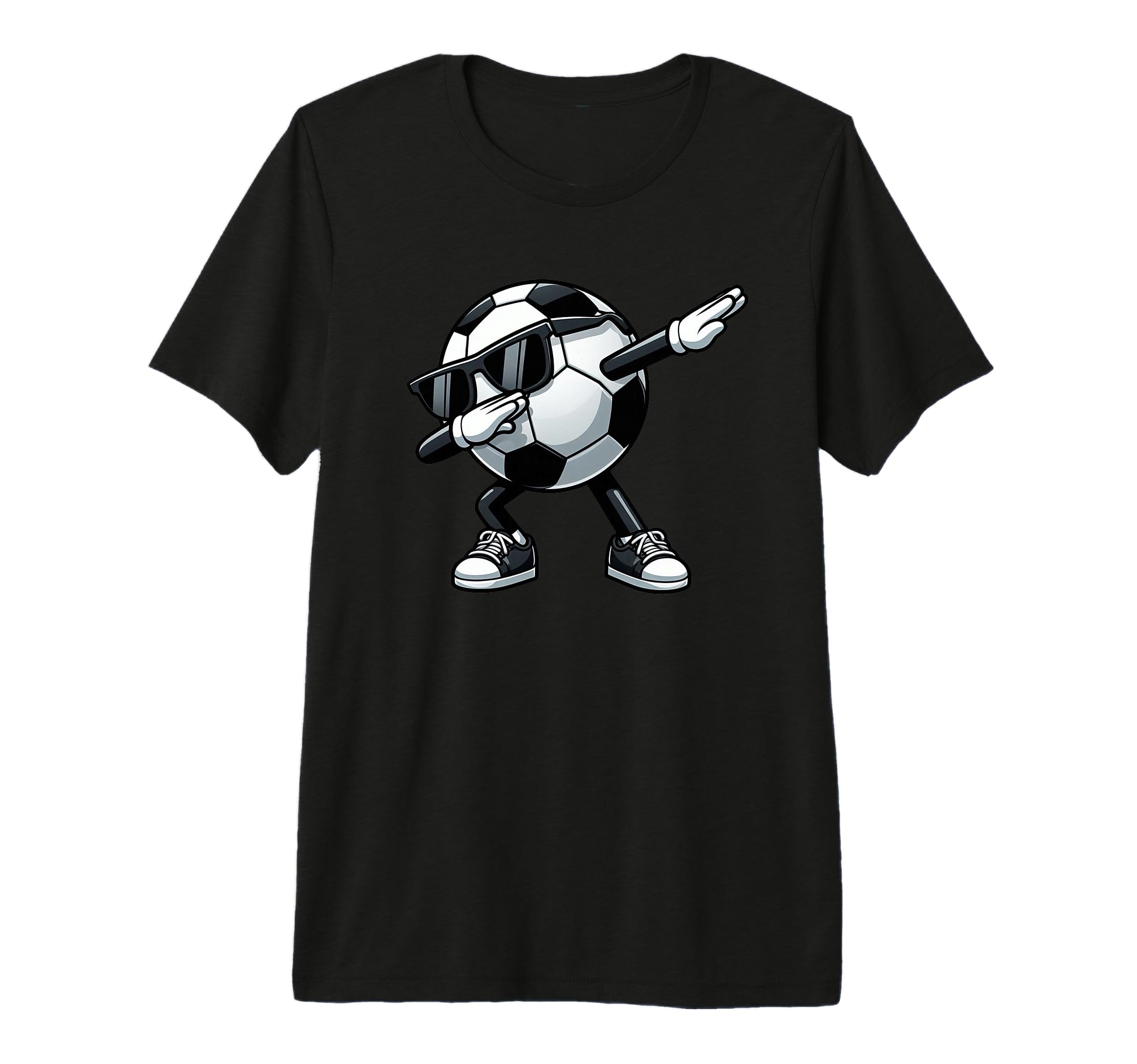 Dabbing Soccer Ball Soccer Sports T-Shirt - Minimalist Print for Adults - T-Shirt, Sweatshirt, Hoodie