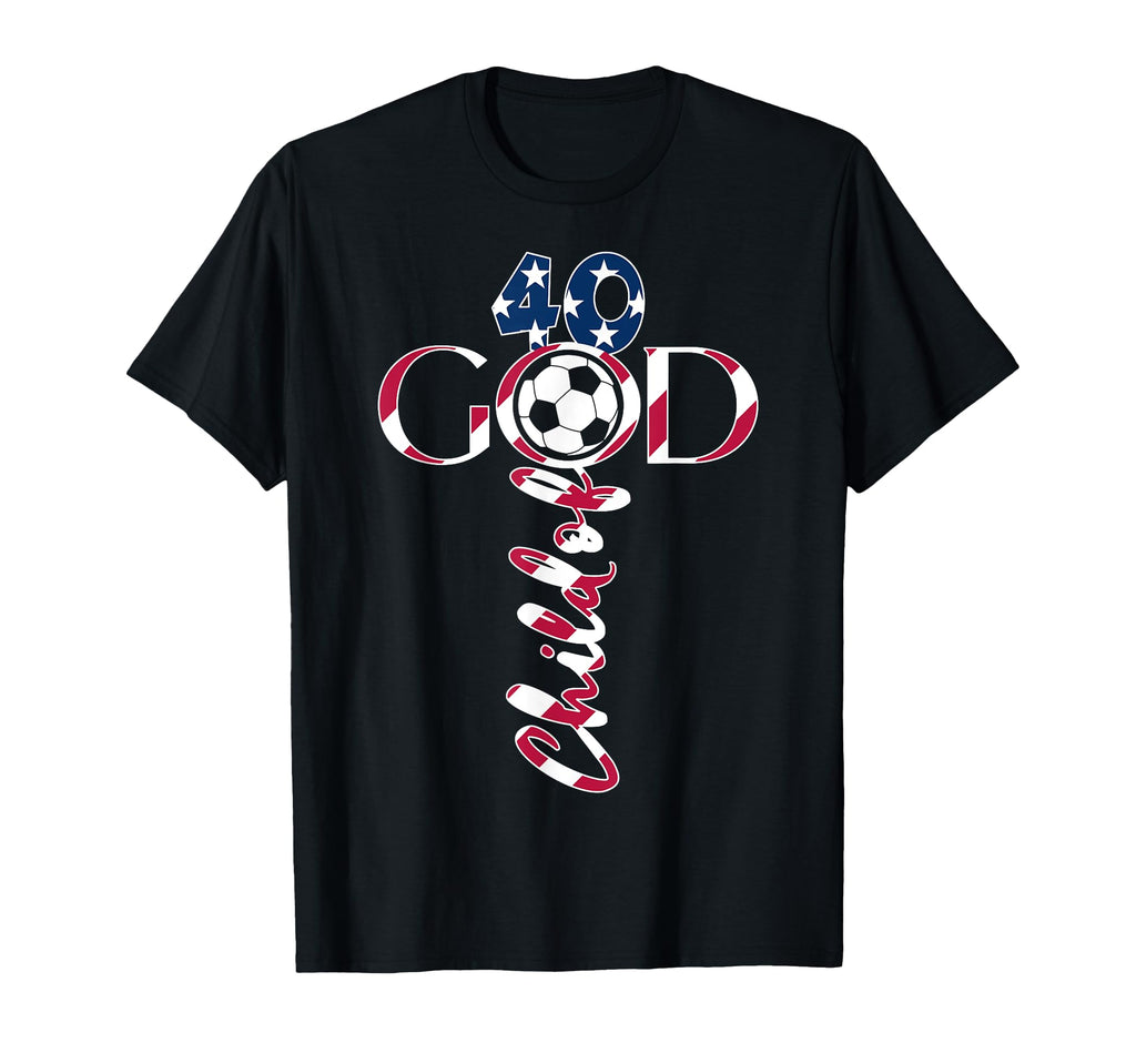 Jesus 40 Years Child God Soccer 40Th T-Shirt - Aesthetic Graphic Men Women - T-Shirt, Sweatshirt, Hoodie