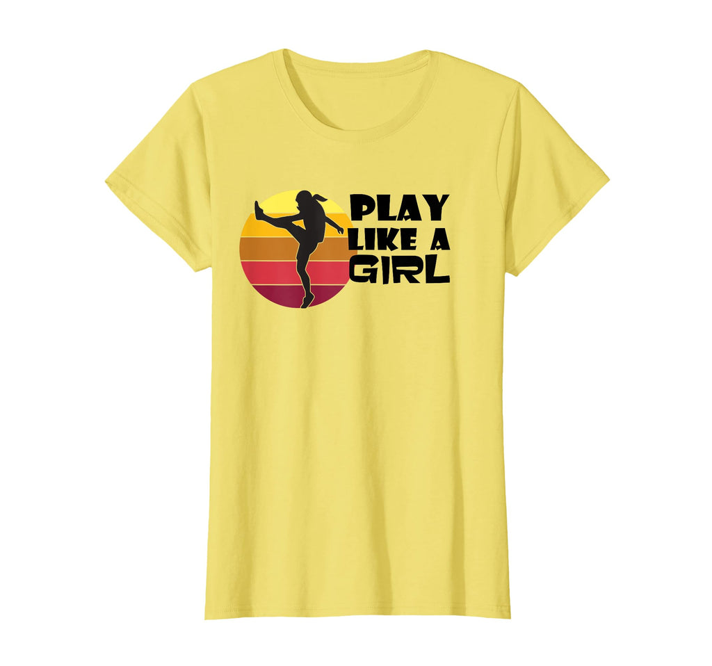 Play Like Football Soccer Womens Day T-Shirt - Unique Graphic Unisex - T-Shirt, Sweatshirt, Hoodie