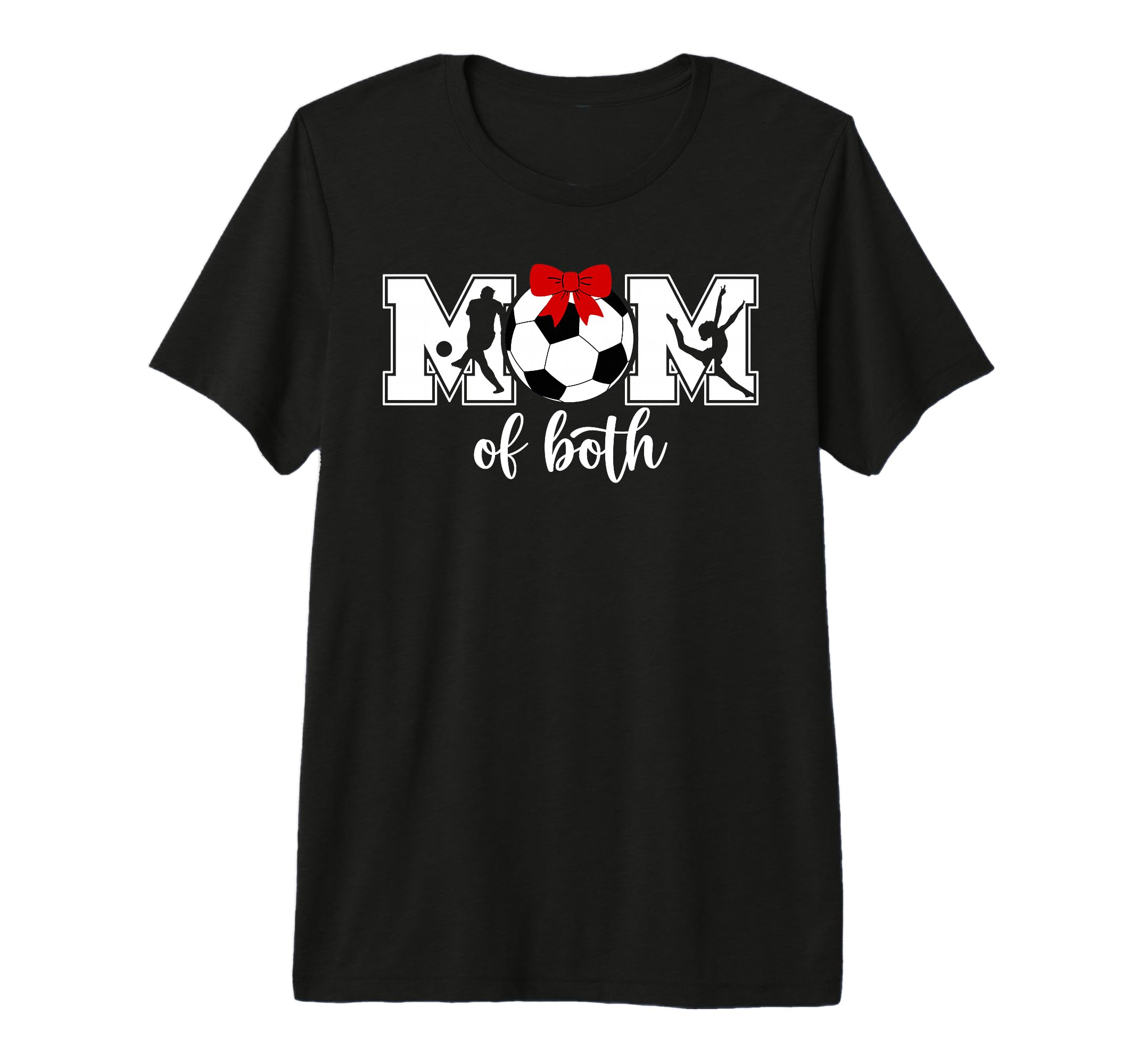 Mom Both Proud Soccer And Dance Mom Tri T-Shirt - Graphic Print Men Women - T-Shirt, Sweatshirt, Hoodie