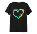 Colorful Watercolor Soccer Heart Soccer T-Shirt - Graphic Print for Adults - T-Shirt, Sweatshirt, Hoodie