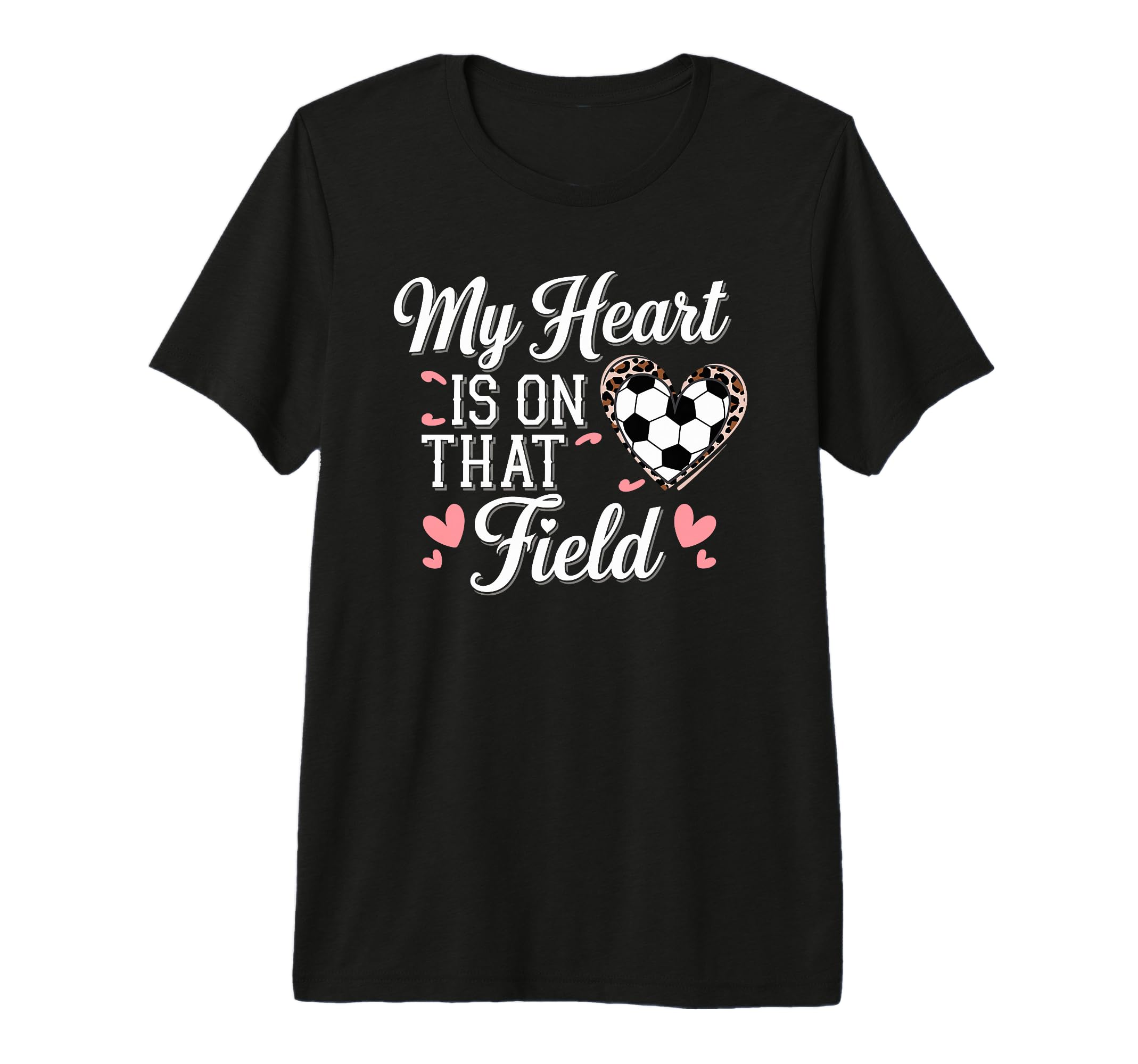 My Heart Is That Field Soccer Mom Tri Blend T-Shirt - Graphic Print Unisex - T-Shirt, Sweatshirt, Hoodie