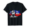 Dabbing Ball Soccer Haiti Flag Football T-Shirt - Unique Graphic Unisex - T-Shirt, Sweatshirt, Hoodie