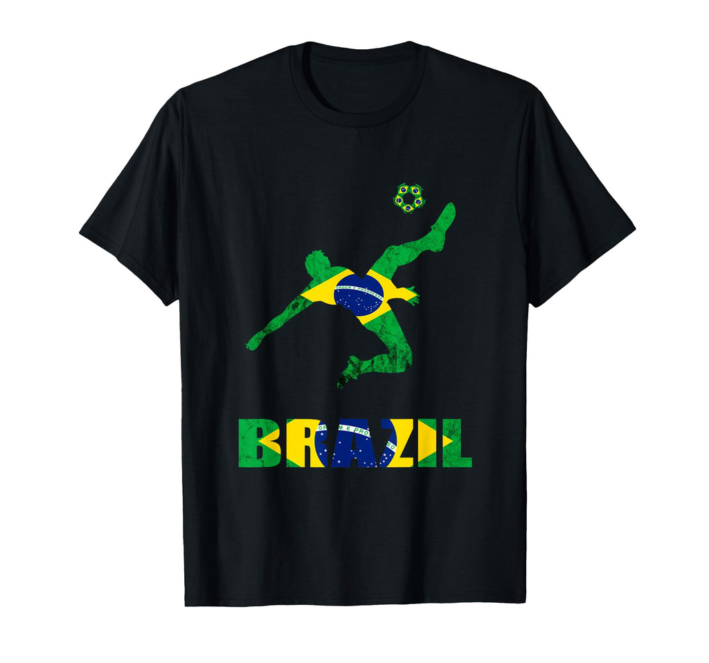 Brazil Soccer Brazilian Football Player T-Shirt - Trendy Graphic Unisex - T-Shirt, Sweatshirt, Hoodie