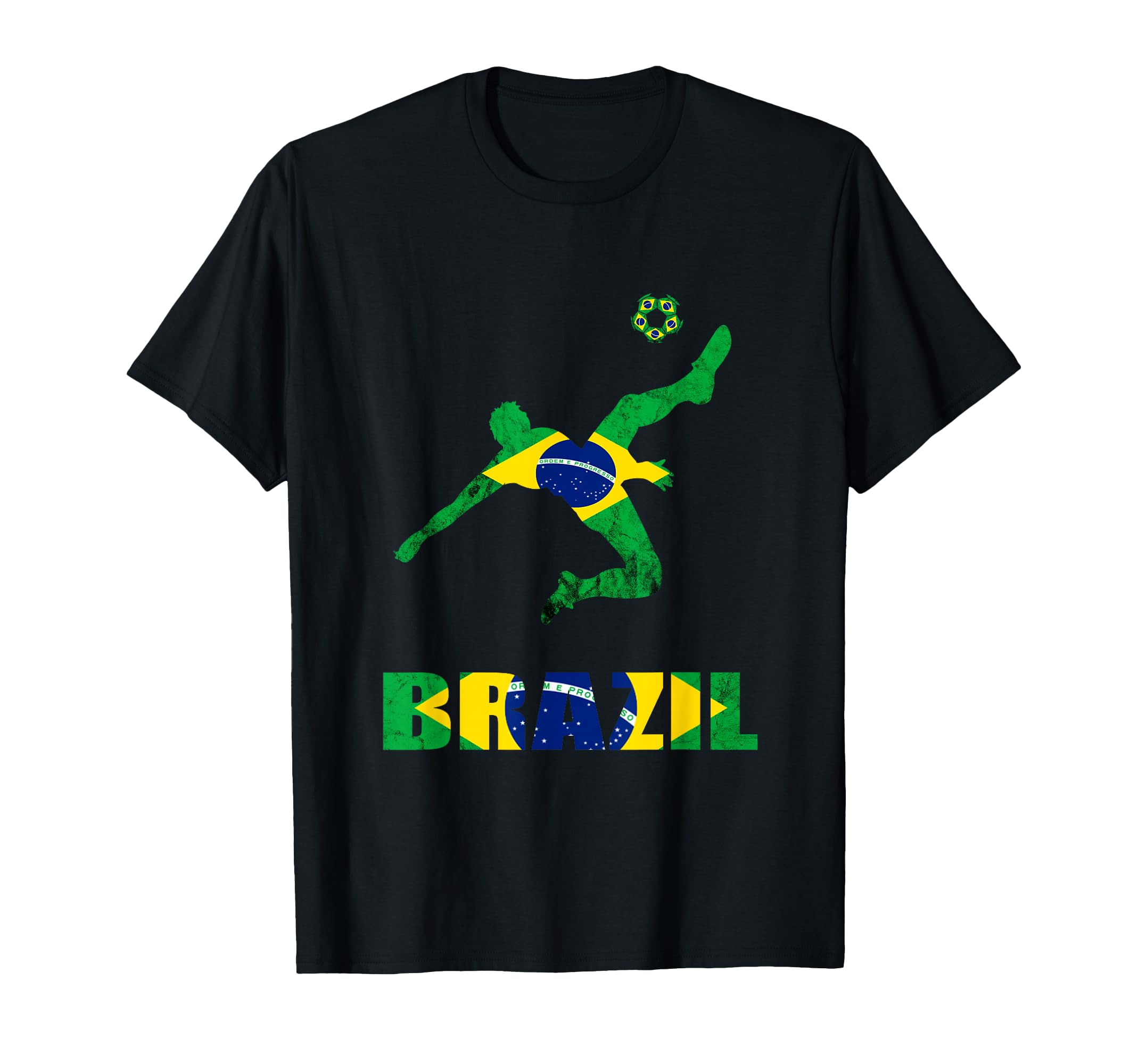 Brazil Soccer Brazilian Football Player T-Shirt - Trendy Graphic Unisex - T-Shirt, Sweatshirt, Hoodie