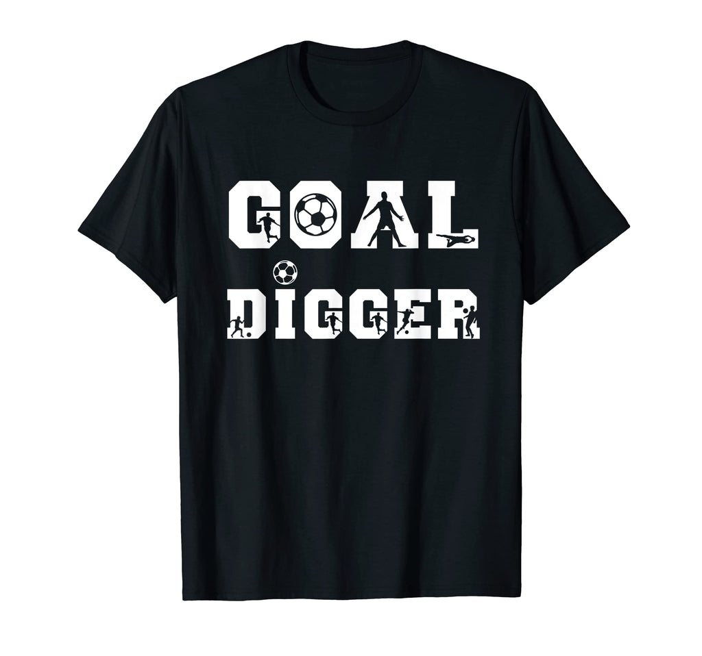 Soccer Goalie Goal Digger European T-Shirt - Custom Art Print Men Women - T-Shirt, Sweatshirt, Hoodie