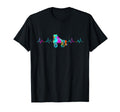 Roller Skating Skate Heartbeat T-Shirt - Graphic Print Men Women - T-Shirt, Sweatshirt, Hoodie