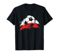 Polish Flag Poland Football Team Polish T-Shirt - Custom Art Print Unisex - T-Shirt, Sweatshirt, Hoodie