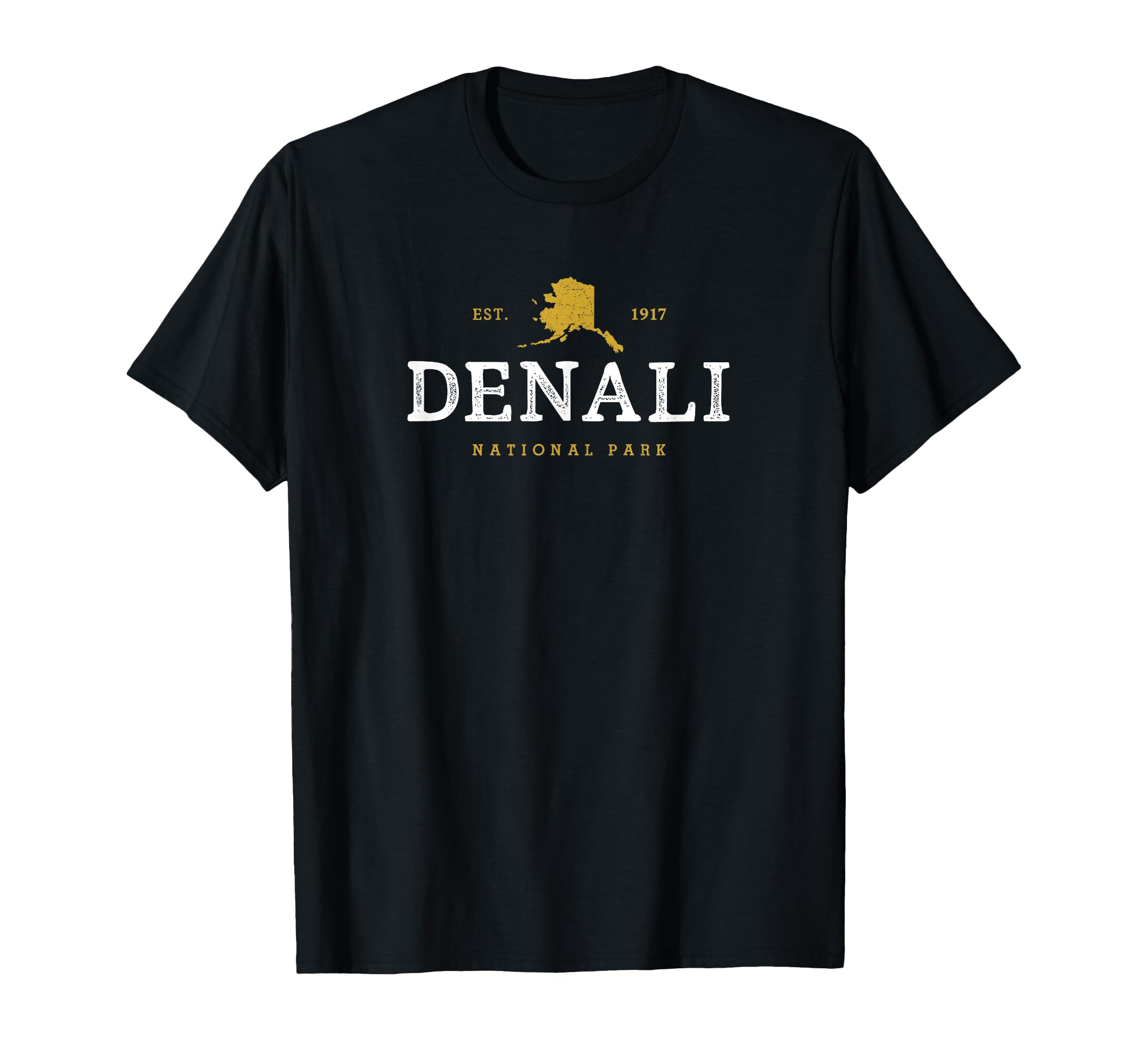 Denali National Park Alaska Souvenir Est T-Shirt - Unique Graphic Unisex - T-Shirt, Sweatshirt, Hoodie