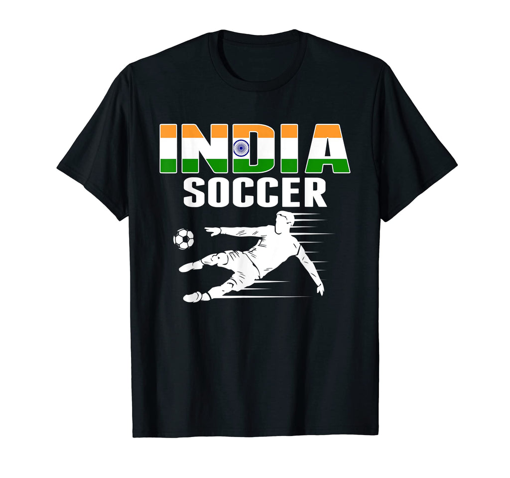India Soccer Lovers Jersey Indian Flag T-Shirt - Unique Graphic for Adults - T-Shirt, Sweatshirt, Hoodie