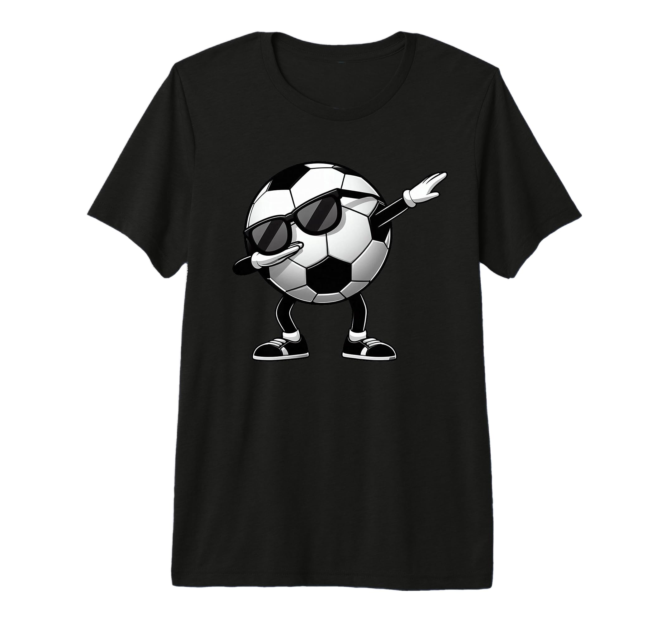 Dabbing Soccer Ball Soccer Sports T-Shirt - Novelty Apparel Men Women - T-Shirt, Sweatshirt, Hoodie