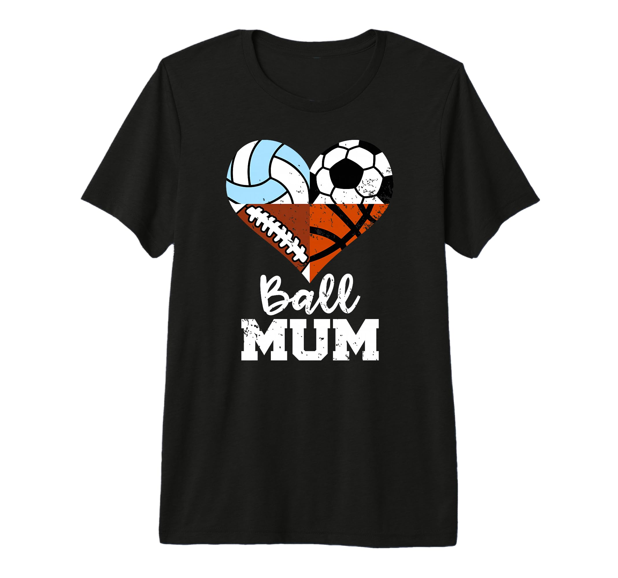 Ball Mum Soccer Football Volleyball T-Shirt - Fun Novelty Design Unisex - T-Shirt, Sweatshirt, Hoodie