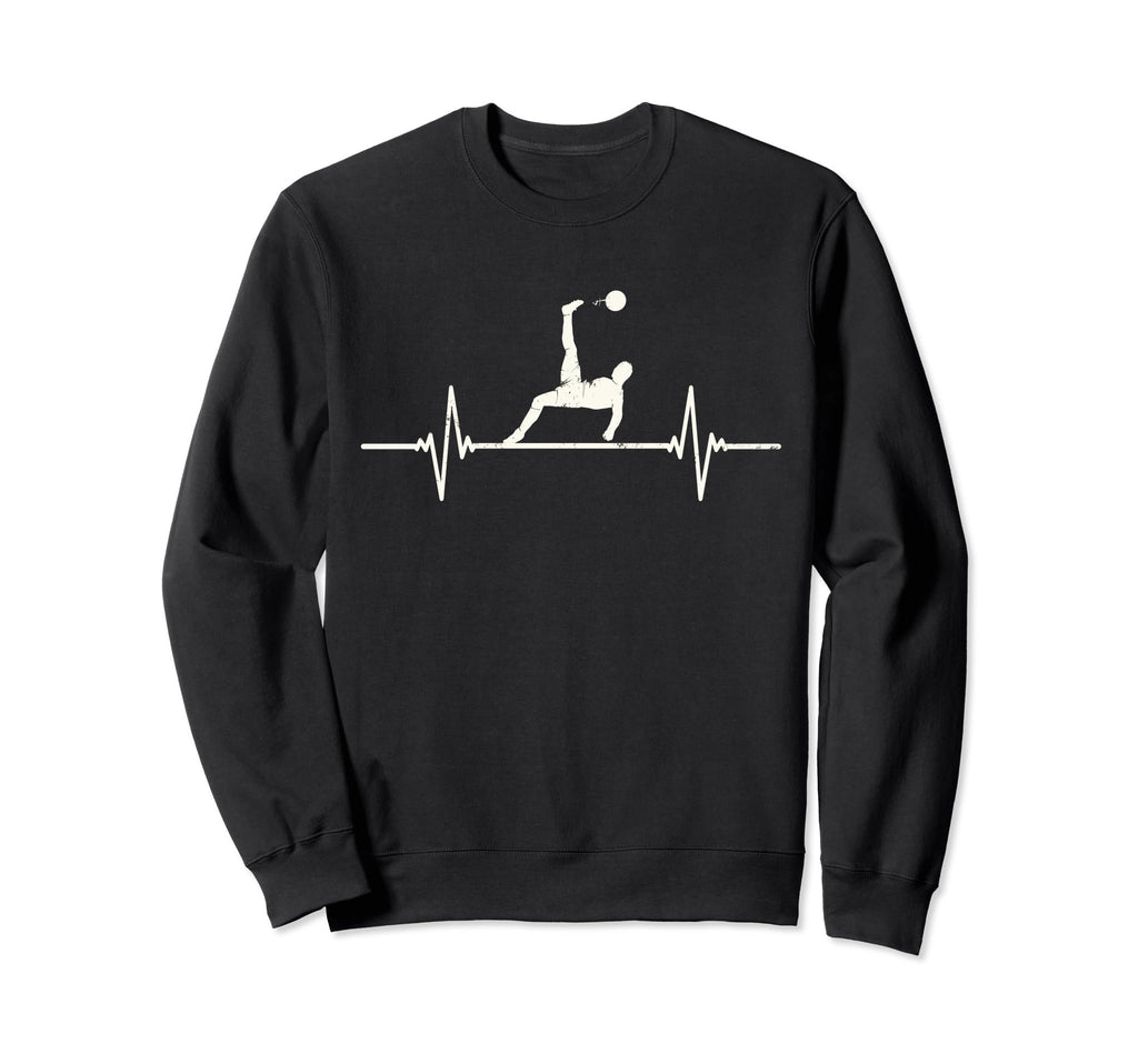 Soccer Player Heartbeat Goalie Sweatshirt - Novelty Apparel Unisex - T-Shirt, Sweatshirt, Hoodie