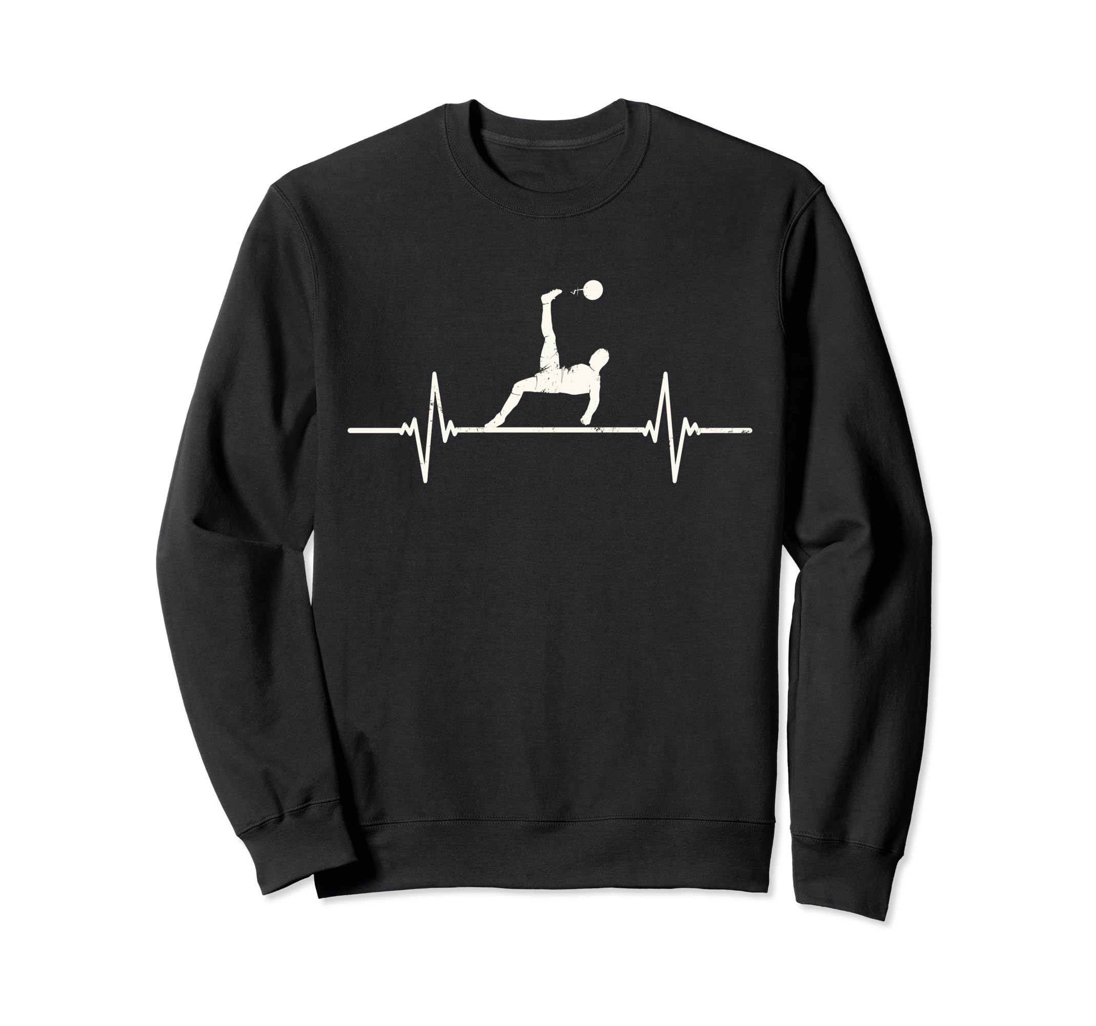Soccer Player Heartbeat Goalie Sweatshirt - Novelty Apparel Unisex - T-Shirt, Sweatshirt, Hoodie