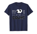 Soccer My Heart Is That Court T-Shirt - Minimalist Print for Adults - T-Shirt, Sweatshirt, Hoodie