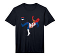 Serbia Flag Emblem Serbian Soccer T-Shirt - Fun Novelty Design Unisex - T-Shirt, Sweatshirt, Hoodie