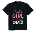 Just Goals Soccer Shirts Sayings T-Shirt - Graphic Print Unisex - T-Shirt, Sweatshirt, Hoodie