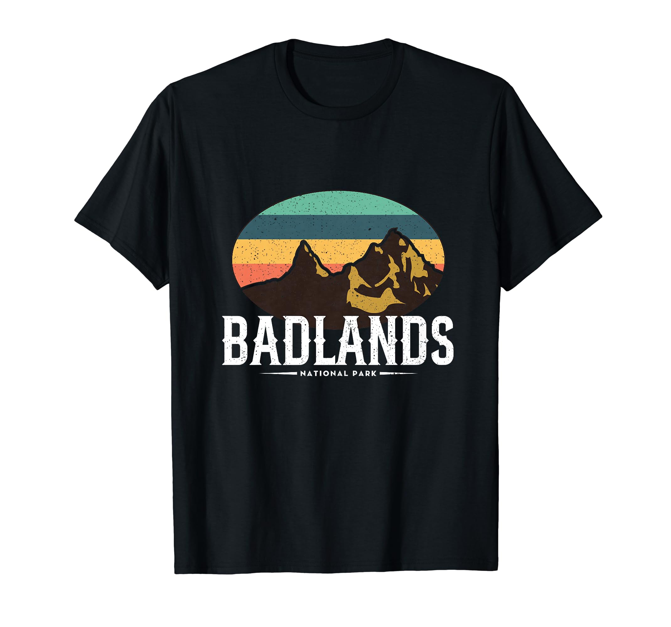 Badlands National Park Mountains South T-Shirt - Unique Graphic for Adults - T-Shirt, Sweatshirt, Hoodie