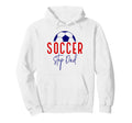 Soccer Step Dad Soccer Daddy Soccer Father Hoodie - Trendy Graphic Unisex - T-Shirt, Sweatshirt, Hoodie
