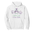 Caffeine And Corner Kicks Momlife Hoodie - Custom Art Print Men Women - T-Shirt, Sweatshirt, Hoodie