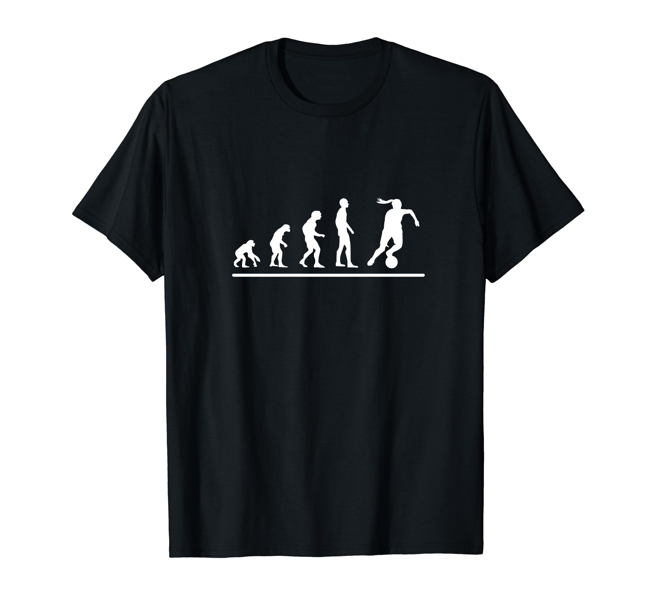 Soccer Player Evolution Funny T-Shirt - Casual Everyday Wear Men Women - T-Shirt, Sweatshirt, Hoodie