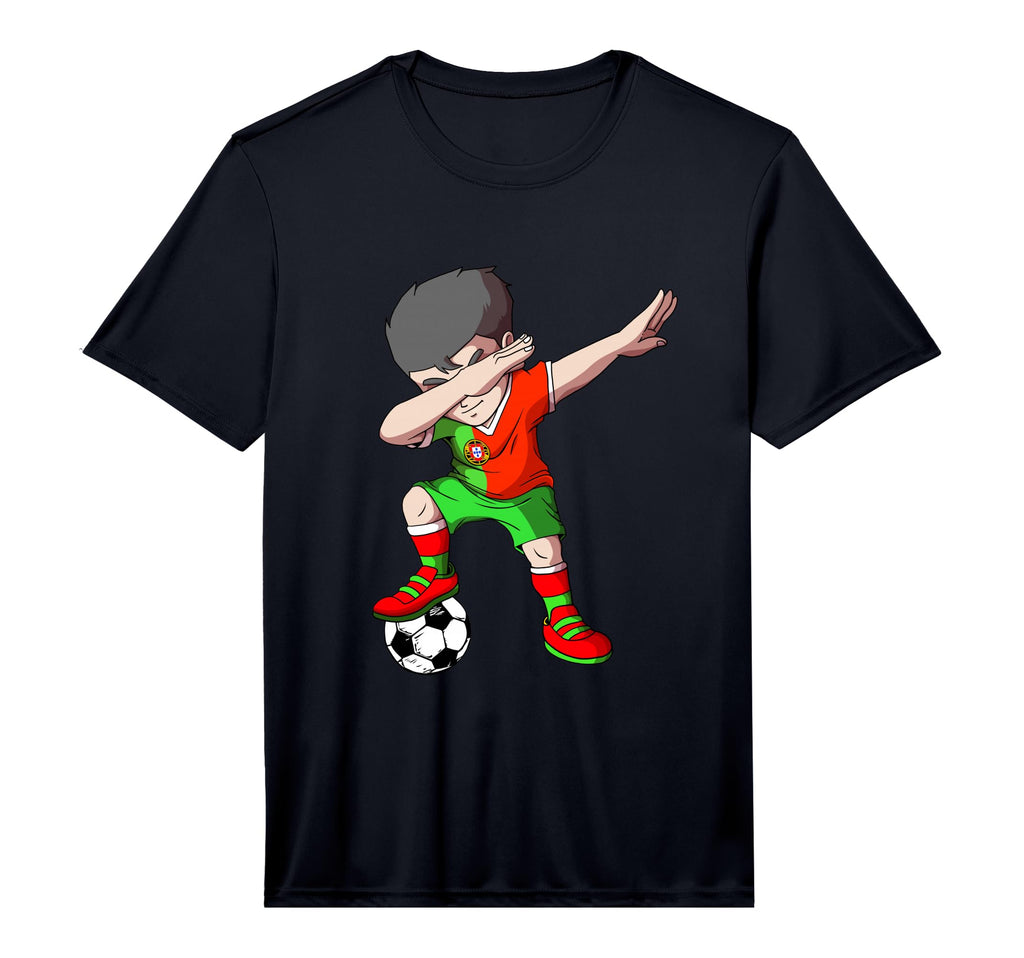 Dabbing Soccer Portugal Football T-Shirt - Graphic Print for Adults - T-Shirt, Sweatshirt, Hoodie