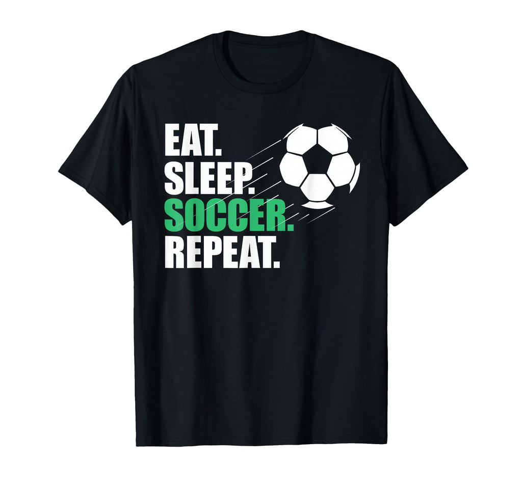 Eat Sleep Soccer Repeat Coaches T-Shirt - Minimalist Print for Adults - T-Shirt, Sweatshirt, Hoodie