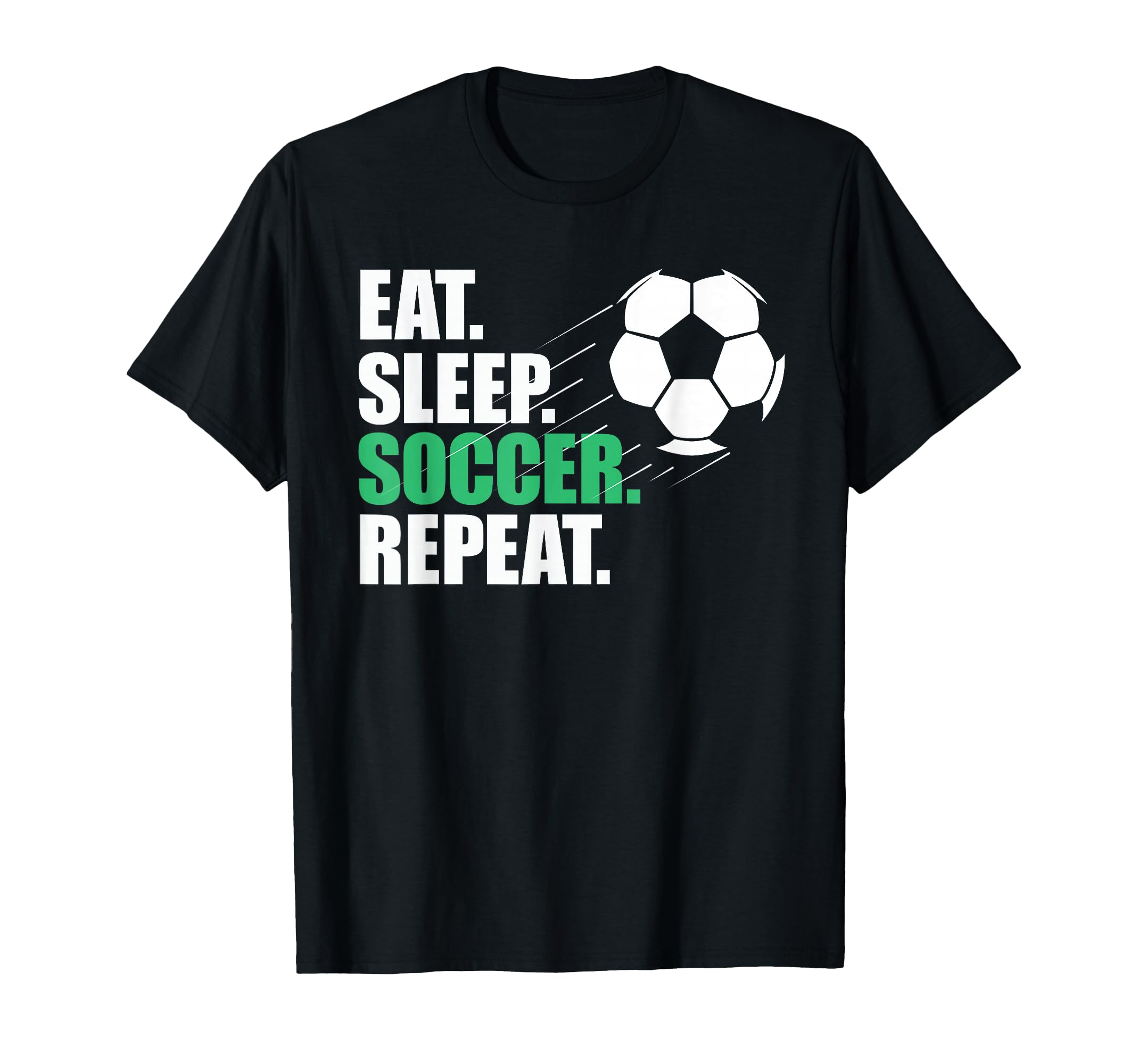 Eat Sleep Soccer Repeat Coaches T-Shirt - Minimalist Print for Adults - T-Shirt, Sweatshirt, Hoodie
