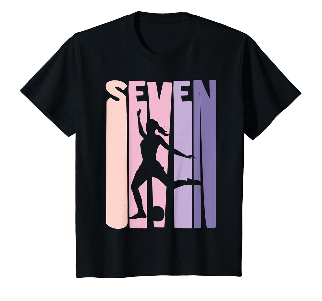 7 Years Soccer Gift 7Th Birthday T-Shirt - Custom Art Print for Adults - T-Shirt, Sweatshirt, Hoodie