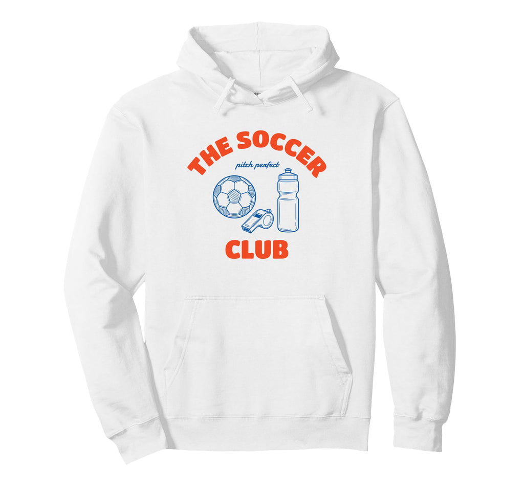 Soccer Club Minimalist Sports Vibe Hoodie - Fun Novelty Design Unisex - T-Shirt, Sweatshirt, Hoodie