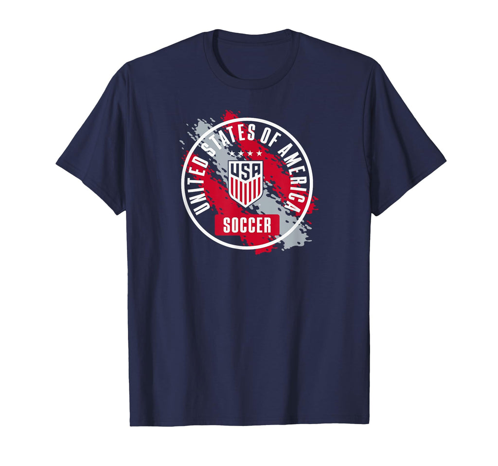 Usa Soccer Paint Navy Uswnt Officially T-Shirt - Trendy Graphic Unisex - T-Shirt, Sweatshirt, Hoodie