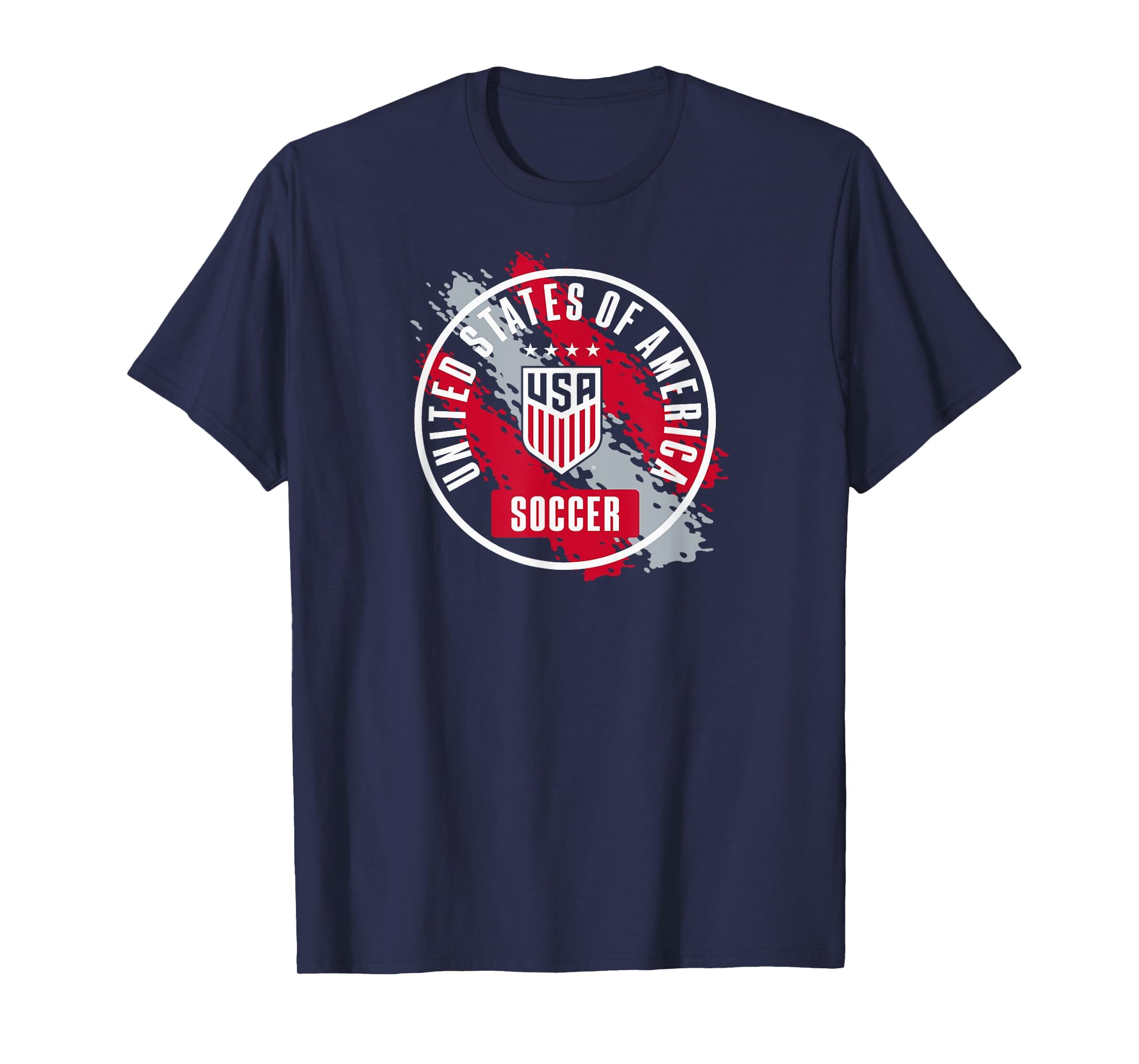 Usa Soccer Paint Navy Uswnt Officially T-Shirt - Trendy Graphic Unisex - T-Shirt, Sweatshirt, Hoodie