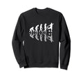 Human Evolution Funny Soccer Sweatshirt - Aesthetic Graphic Men Women - T-Shirt, Sweatshirt, Hoodie