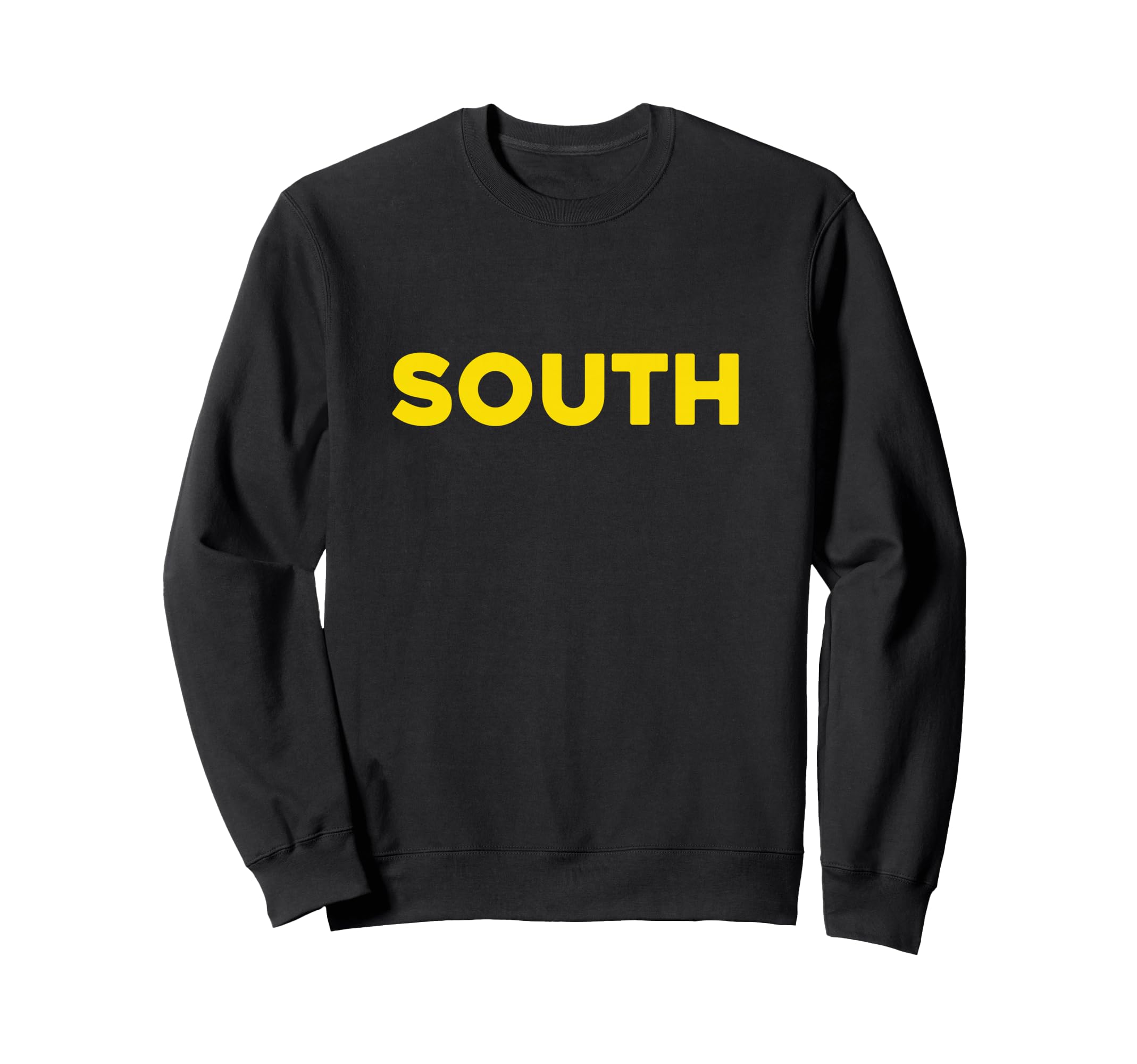 Yellow South Team Colors Spirit Sweatshirt - Custom Art Print for Adults - T-Shirt, Sweatshirt, Hoodie