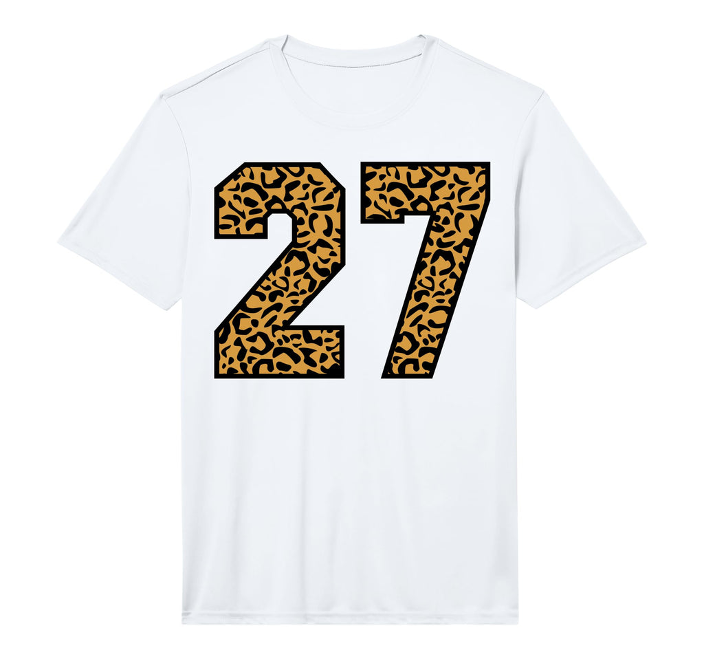 27 Number Leopard Twenty Seven Team T-Shirt - Graphic Print for Adults - T-Shirt, Sweatshirt, Hoodie