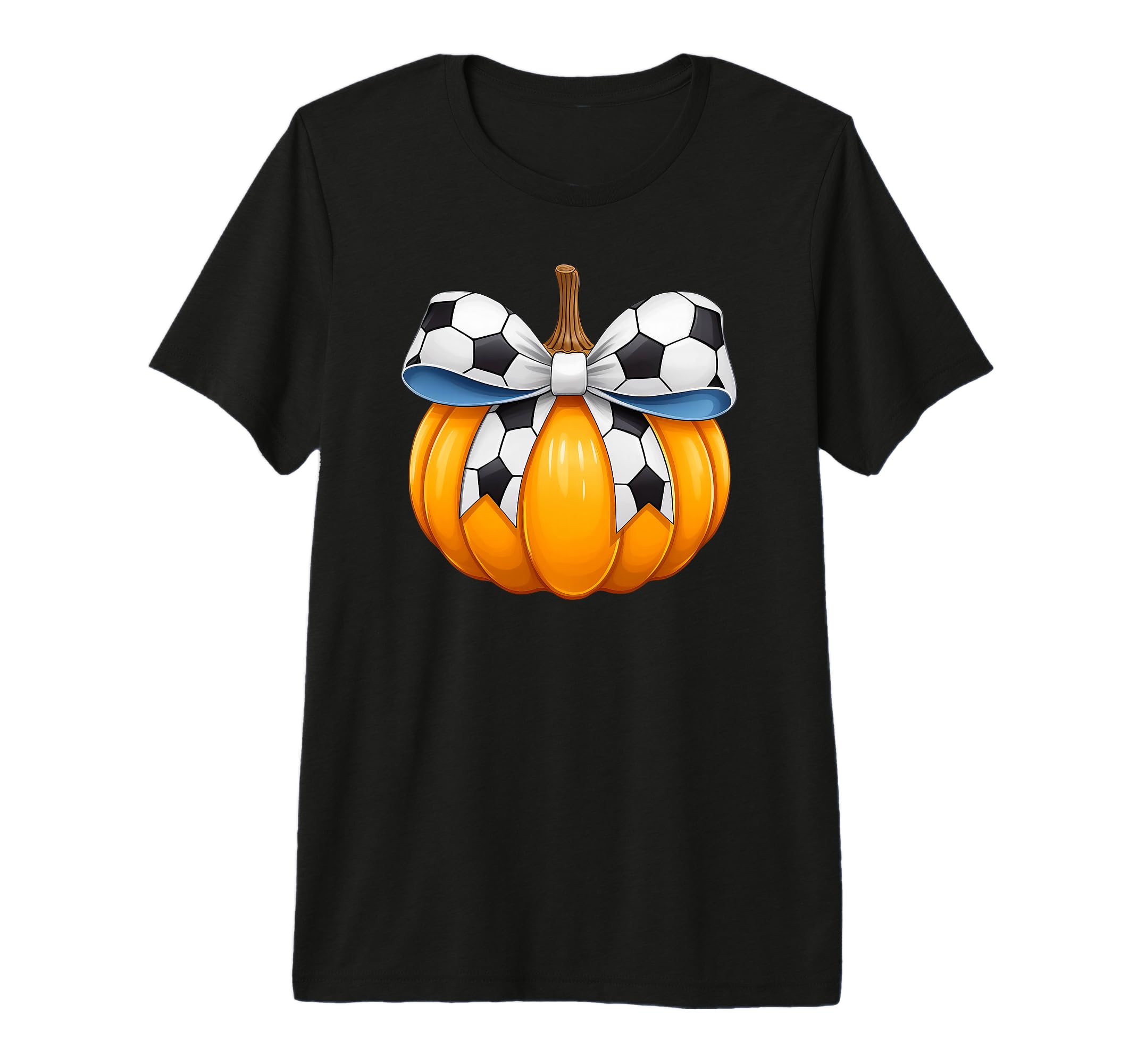 Coquette Bow Pumpkin Soccer Or T-Shirt - Streetwear Style for Adults - T-Shirt, Sweatshirt, Hoodie
