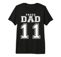 Number 11 Custom Proud Soccer Futbol T-Shirt - Unique Graphic Men Women - T-Shirt, Sweatshirt, Hoodie