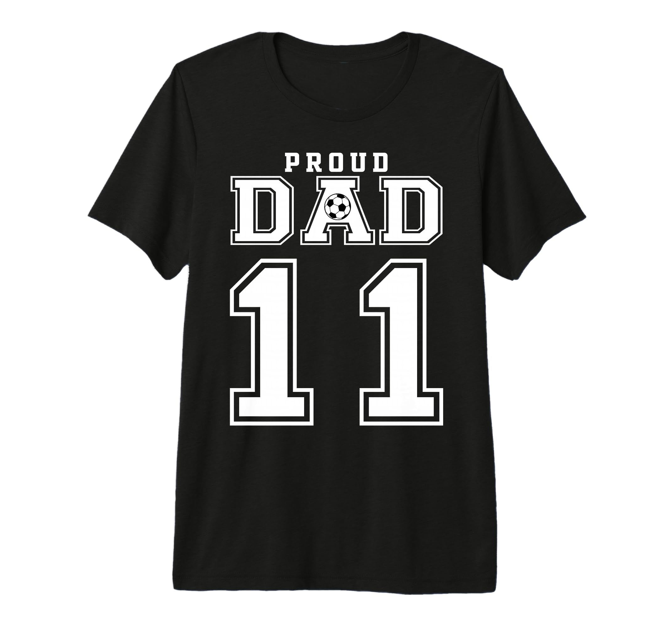 Number 11 Custom Proud Soccer Futbol T-Shirt - Unique Graphic Men Women - T-Shirt, Sweatshirt, Hoodie