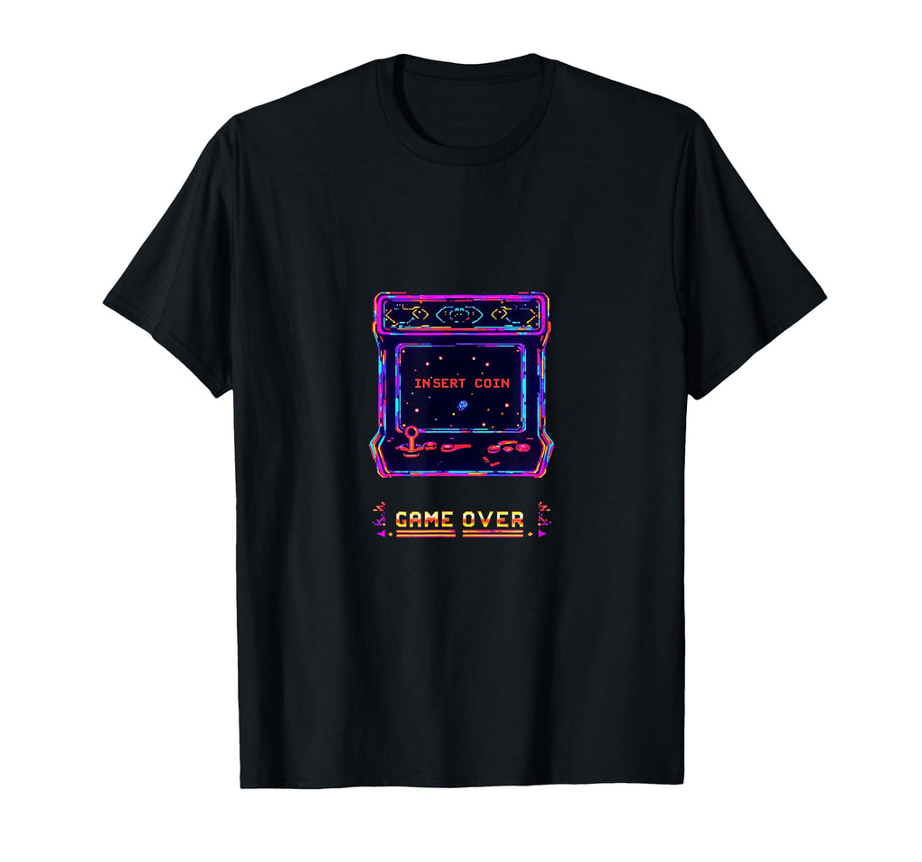 Gaming Arcade Game Over Play Player T-Shirt - Novelty Apparel Men Women - T-Shirt, Sweatshirt, Hoodie