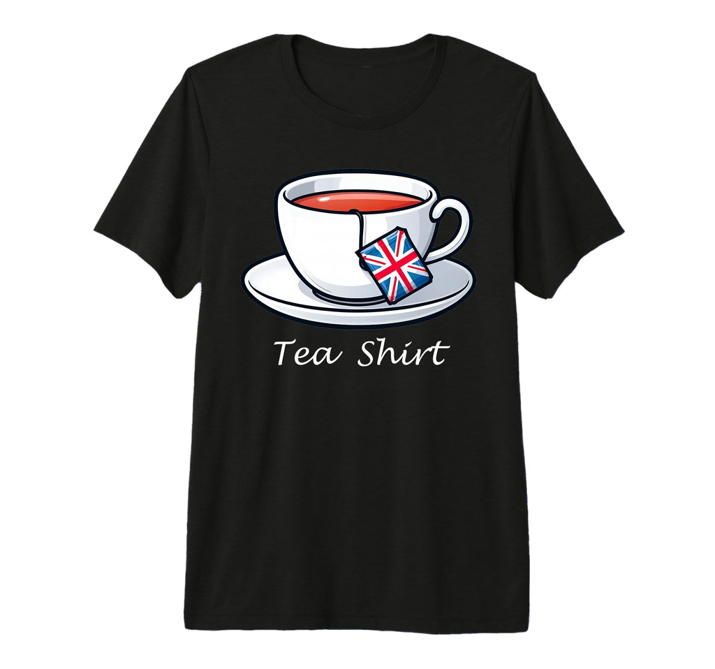 I Love English Tea Uk Flag Fun T-Shirt - Custom Art Print for Adults - T-Shirt, Sweatshirt, Hoodie