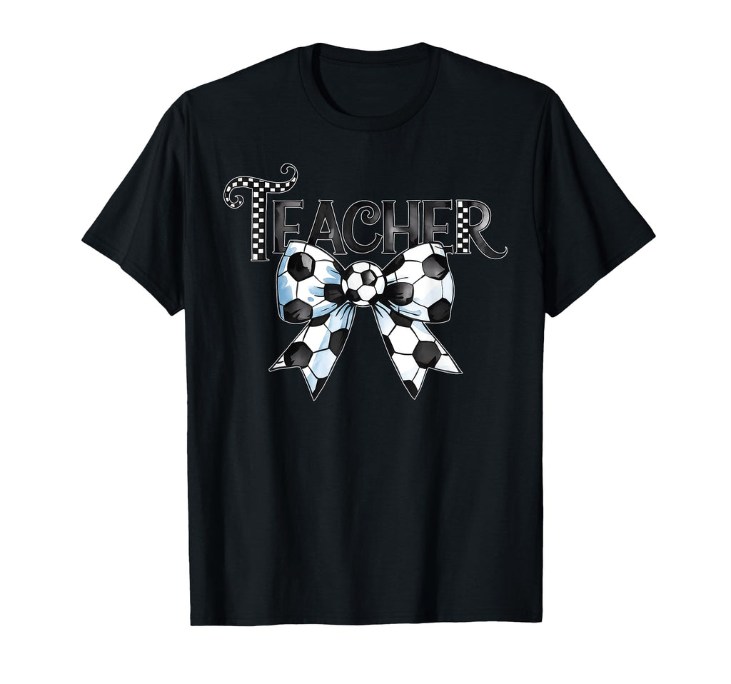 Groovy Soccer Teacher Coquette T-Shirt - Casual Everyday Wear Men Women - T-Shirt, Sweatshirt, Hoodie