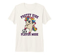 Soccer Pretty Vibe Unicorn Player T-Shirt - Custom Art Print for Adults - T-Shirt, Sweatshirt, Hoodie