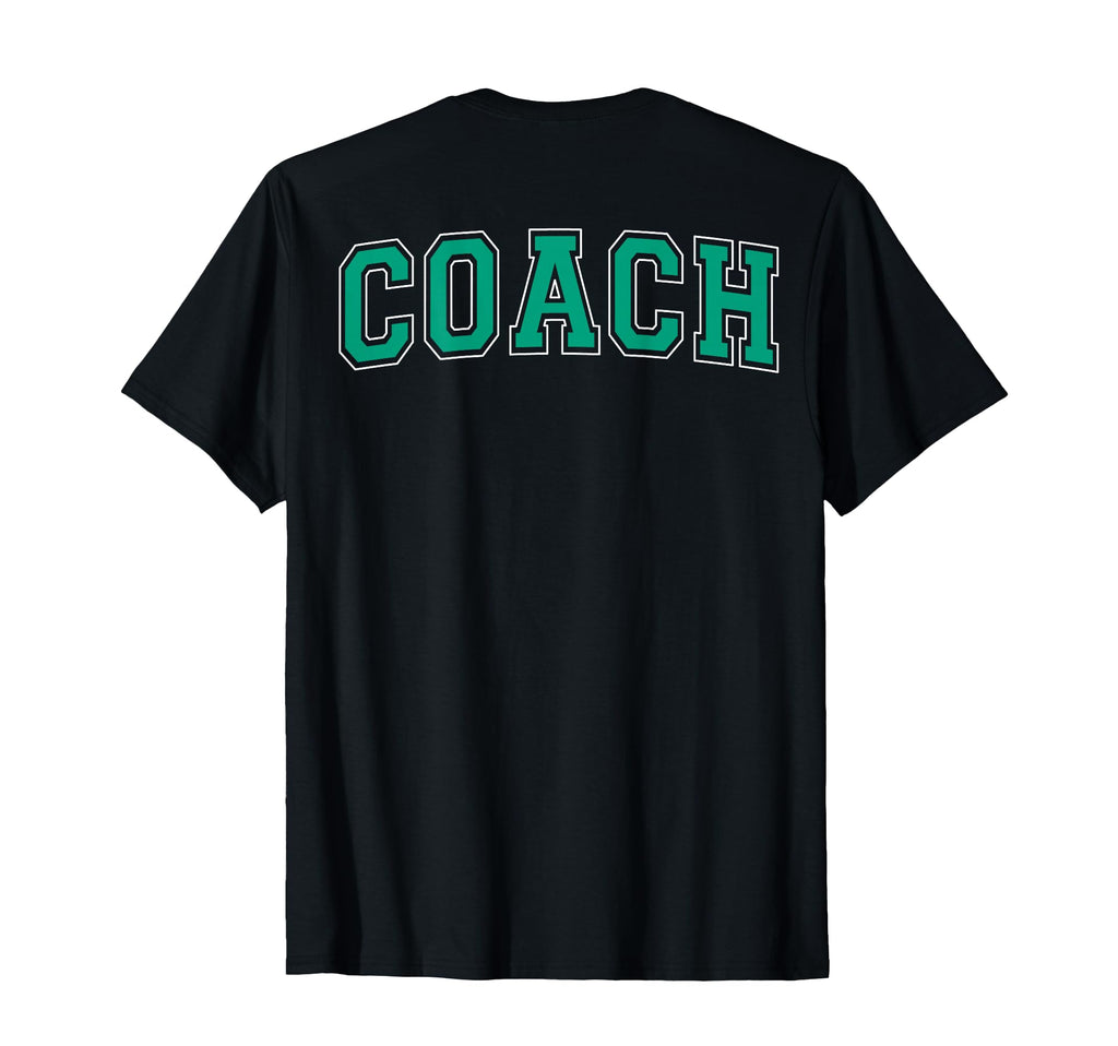 Coach Sports Trainer Arched Teal T-Shirt - Aesthetic Graphic Men Women - T-Shirt, Sweatshirt, Hoodie