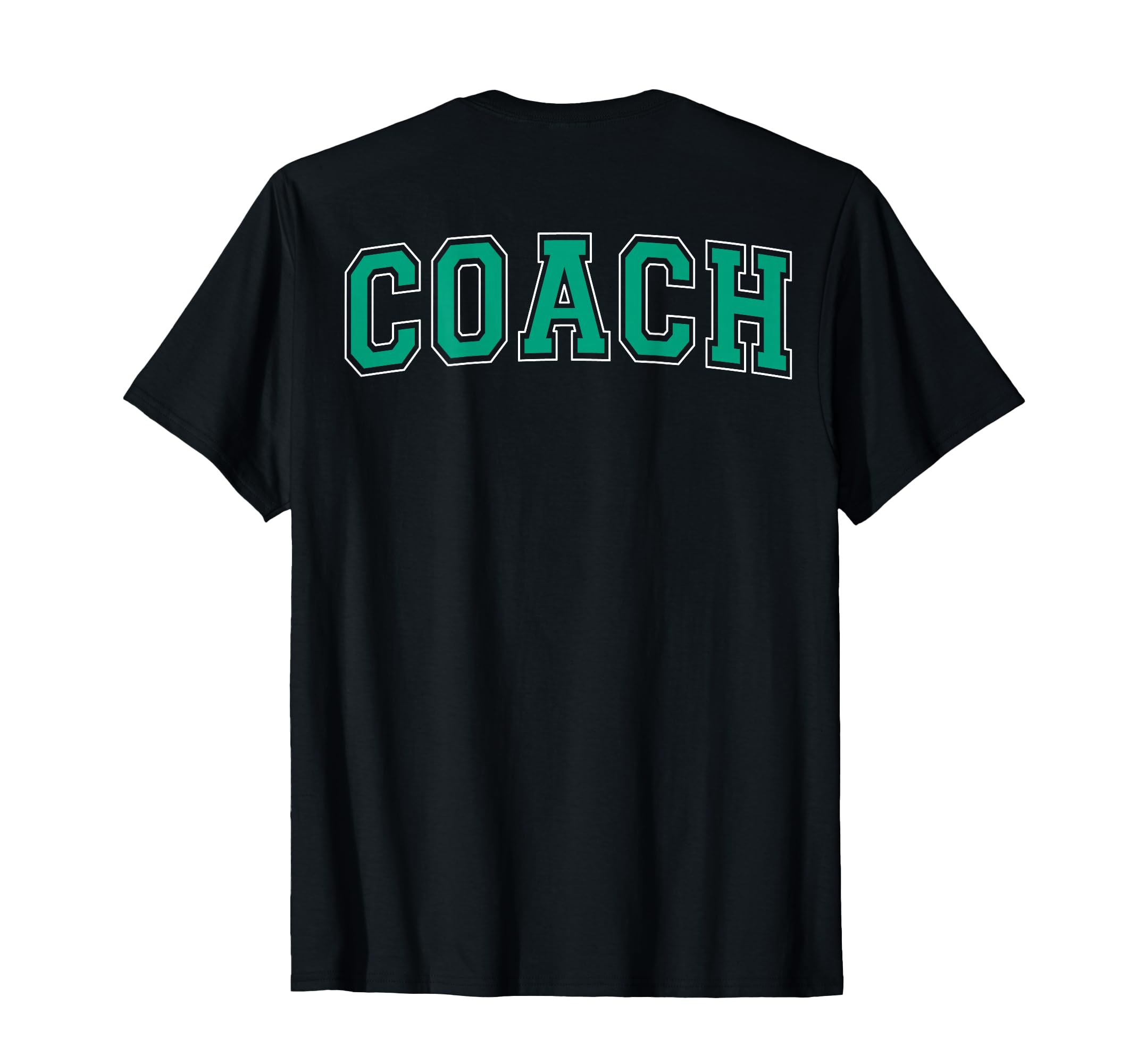 Coach Sports Trainer Arched Teal T-Shirt - Aesthetic Graphic Men Women - T-Shirt, Sweatshirt, Hoodie