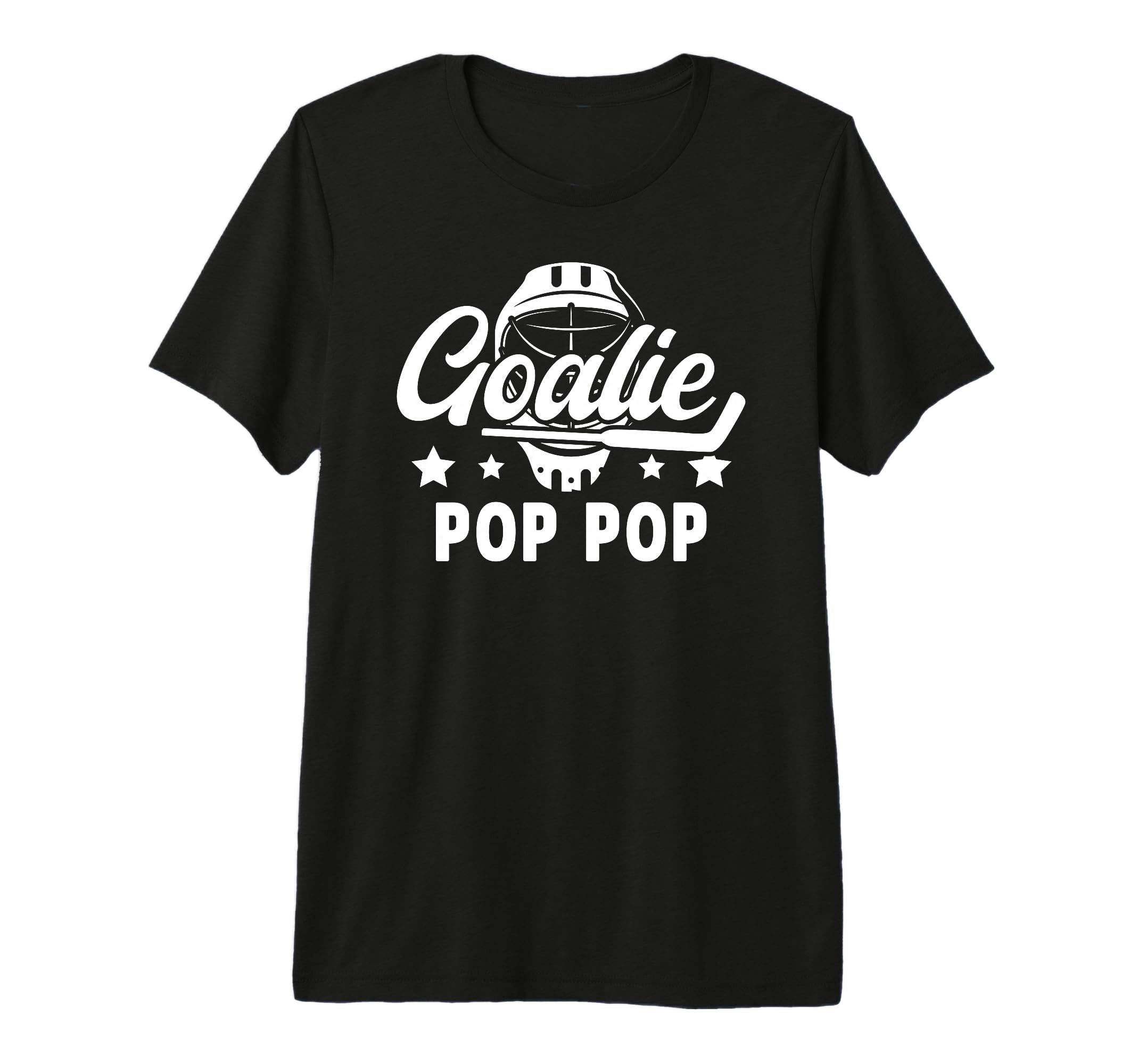 Mens Hockey Goalie Pop Pop Ice T-Shirt - Casual Everyday Wear for Adults - T-Shirt, Sweatshirt, Hoodie