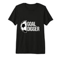 Goal Digger Soccer Football Goal T-Shirt - Minimalist Print for Adults - T-Shirt, Sweatshirt, Hoodie