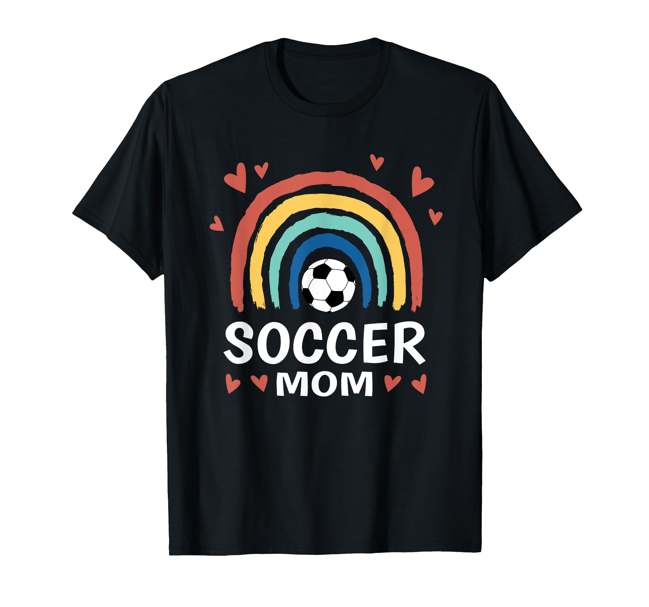 Leopard Rainbow Soccer Player Family T-Shirt - Graphic Print Men Women - T-Shirt, Sweatshirt, Hoodie