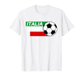 Italy Soccer Italian Flag Colors T-Shirt - Fun Novelty Design Men Women - T-Shirt, Sweatshirt, Hoodie